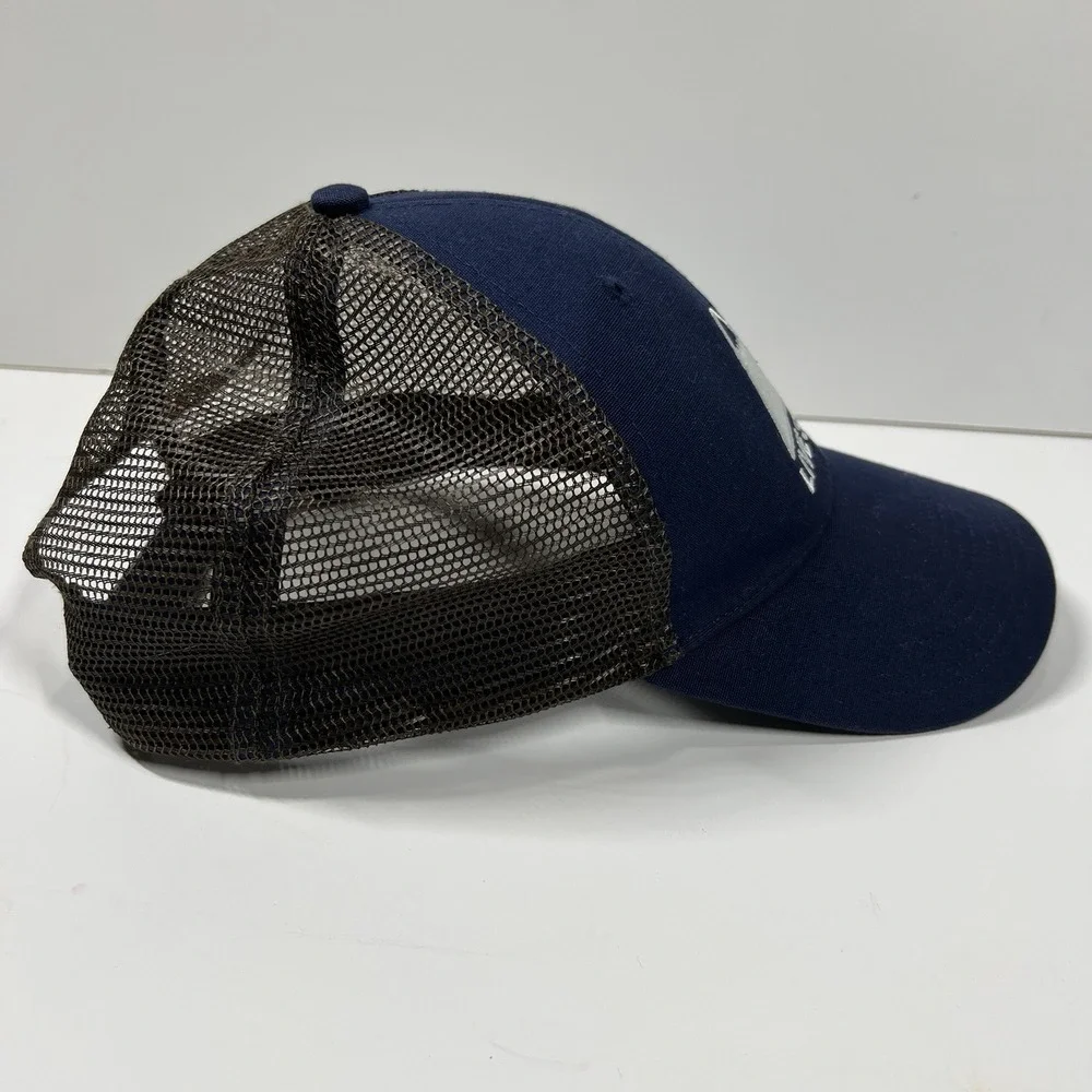 Patagonia Hat Mens Blue Live Simply Winding Lopro Trucker Cap Snap Back Hiking